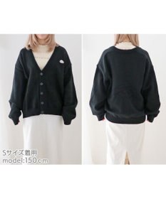 Mother garden しろたん 刺繍ニットカーディガン ユニセックス