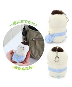 Mother garden しろたん ついてきちゃう ぬいぐるみ キーホルダー 《おかんたん》