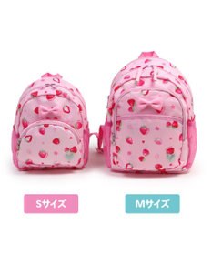 Mother garden マザーガーデン 野いちご 子供用 リュックサック 【Sサイズ】 《レトロストロベリー柄》