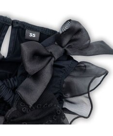 PET PARADISE cherircouture 接触冷感リボンワンピース 《ブラック》 小型犬