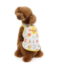 PET PARADISE ディズニー くまのプーさん ペティヒート タンクトップ 数字柄 小型犬