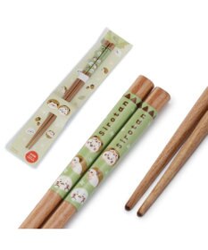 Mother garden しろたん 木製箸 21㎝ 《ハリネズミ》