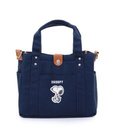 PET PARADISE スヌーピー お散歩バッグ  (28×24cm) 《ネイビー》