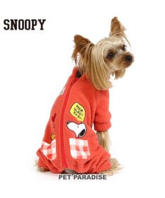 PET PARADISE スヌーピー 背中開きロンパース 小型犬