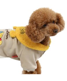 PET PARADISE ディズニー くまのプーさん ドリームトレーナー 耳付き襟 小型犬