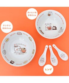 Mother garden しろたん ラーメンどんぶり 《おいしいね》 径18.5cm