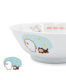 Mother garden しろたん ラーメンどんぶり 《おいしいね》 径18.5cm