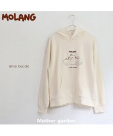 Mother garden マザーガーデン MOLANG モラン ドライブ柄パーカー S/M/L ユニセックス サイズ ホワイト