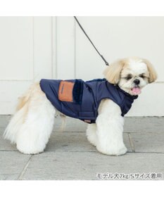 PET PARADISE ペットパラダイス 遠赤外線 保温 エアベスト 《ネイビー》 小型犬