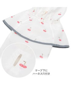 PET PARADISE ペットパラダイス ケープ付き レインコート 《チェリー》 中型犬 大型犬