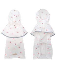 PET PARADISE ペットパラダイス ケープ付き レインコート 《チェリー》 中型犬 大型犬