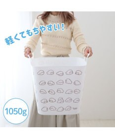 Mother garden しろたん いっぱい柄 マルチバスケット