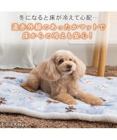 PET PARADISE リサとガスパール 遠赤外線 ボアマット 《雪編み柄》