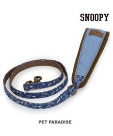 PET PARADISE スヌーピー リード 《デニム風》 SS~S 小型犬