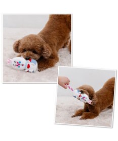 PET PARADISE ディズニー アリス 白うさぎ ロープトイ