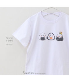 しろたん Tシャツ 半袖 《おにぎり柄》 ユニセックス / Mother