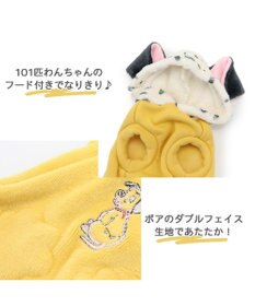 PET PARADISE 犬 服 秋冬 ディズニー 101匹わんちゃん パーカー 【小型犬】 イエロー グレー