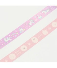 Mother garden マザーガーデン マスキングテープ 2個セット 15mm幅 《ユニコーン・ふわんこ柄》