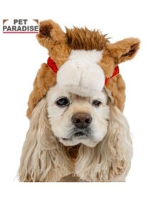 PET PARADISE ペットパラダイス 干支 午 帽子 《ブラウン》 中型犬 大型犬