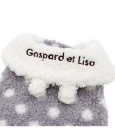 PET PARADISE リサとガスパール 水玉ボアベスト 小型犬