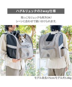 PET PARADISE J.PRESS 折り畳みリュック キャリー バッグ L 小型犬