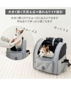 PET PARADISE J.PRESS 折り畳みリュック キャリー バッグ L 小型犬