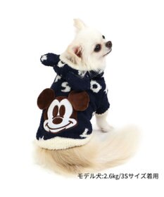 PET PARADISE ディズニー ミッキー 遠赤外線 ルームパーカー 《ロゴ柄》 小型犬