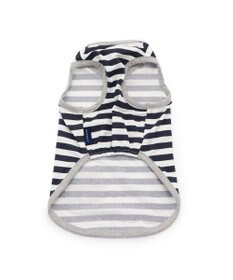 PET PARADISE 犬の服 春夏 ひんやり クール メッシュ 接触冷感 虫除け  J.PRESS カレッジ  Tシャツ 【小型犬】ネイビー オレンジ クールマックスエコメイド