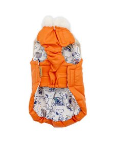 PET PARADISE スヌーピー るんっ エアベスト オレンジ 小型犬