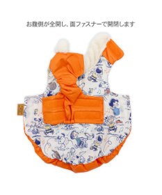 PET PARADISE スヌーピー るんっ エアベスト オレンジ 小型犬