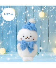 Mother garden しろたん ニットコーデ キーホルダー 《しろたん》 単品