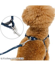 PET PARADISE J.PRESS ハーネス＆リード 《ブラック格子柄》 ３Ｓ