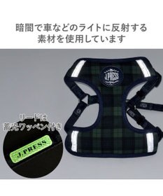 PET PARADISE J.PRESS ハーネス＆リード 《ブラック格子柄》 ３Ｓ