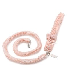 PET PARADISE cherircouture ツイード リボンリード 《ピンク》 ４Ｓ～３Ｓ