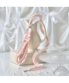 PET PARADISE cherircouture ツイード リボンリード 《ピンク》 ４Ｓ～３Ｓ