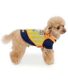 PET PARADISE スヌーピー バスケット Ｔシャツ 接触冷感《イエロー》 小型犬