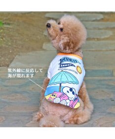PET PARADISE スヌーピー UV反応 色が変わるTシャツ 《ビーチ柄》 小型犬