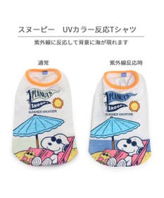 PET PARADISE スヌーピー UV反応 色が変わるTシャツ 《ビーチ柄》 小型犬