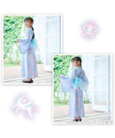 Mother garden マザーガーデン 2024 ワンピース 浴衣 《ユニコーン ミルキーウェイ柄》 100/110/120/130/140