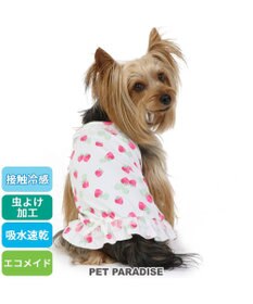 PET PARADISE 犬の服 春夏 ひんやり クール 接触冷感 虫よけ キャミソール 【小型犬】 苺