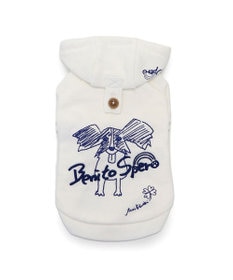 PET PARADISE ペットパラダイス Mai Kuraki ベニート パーカー 《ホワイト》 中型犬