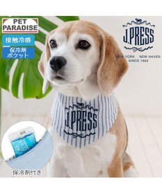 PET PARADISE J.PRESS クールバンダナ 《ストライプ柄》 中型犬