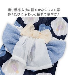 PET PARADISE ペットパラダイス 椿柄 浴衣 紺 中型犬 大型犬