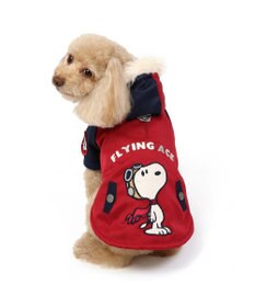 PET PARADISE スヌーピー 遠赤外線 コート 《ボルドー》 小型犬