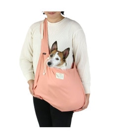 PET PARADISE ペットパラダイス リネン モバイル スリングキャリーバッグ 《ピンク》