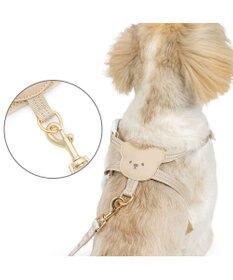PET PARADISE ペットパラダイス くまちゃん 襟付き スリム ハーネス＆リード Ｓ 小型犬