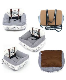 PET PARADISE ≪ネット店限定≫  スヌーピー ドライブ カドラー  ハピーダンス柄  小型犬