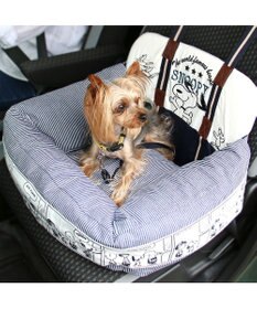 PET PARADISE ≪ネット店限定≫  スヌーピー ドライブ カドラー  ハピーダンス柄  小型犬