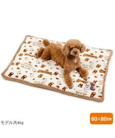 PET PARADISE リサとガスパール 遠赤外線 ボア マット 《カフェ柄》