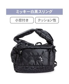 PET PARADISE ディズニー ミッキーマウス 白黒 スリングバッグ Ｓ